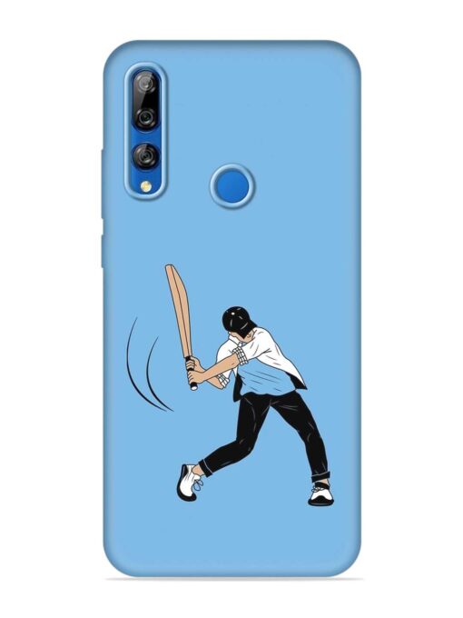 Cricket Gully Boy Embossed Soft Silicone Case for Honor Y9 Prime Zapvi