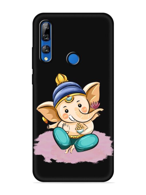 Bal Ganesh Vector Art Embossed Soft Silicone Case for Honor Y9 Prime Zapvi