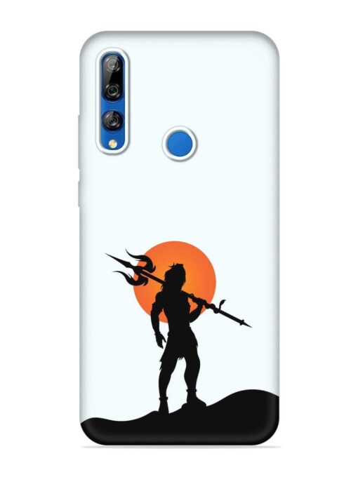 Lord Mahadev Trendy Embossed Soft Silicone Case for Honor Y9 Prime Zapvi