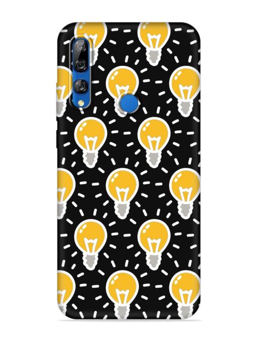 Light Bulb Seamless Embossed Soft Silicone Case for Honor Y9 Prime Zapvi