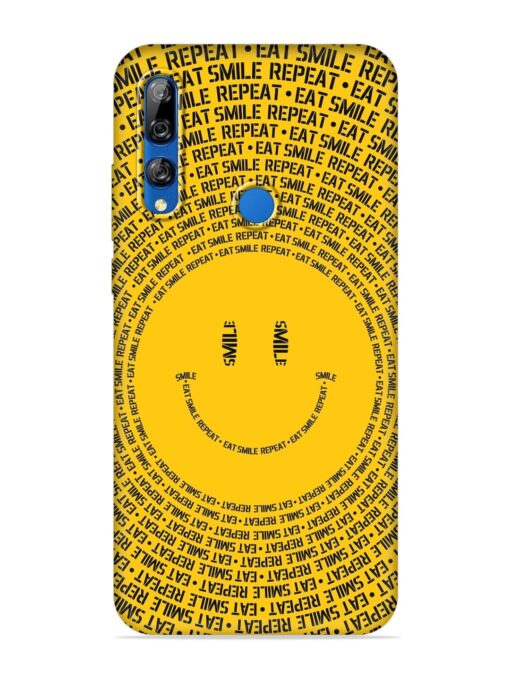 Smiley Embossed Soft Silicone Case for Honor Y9 Prime Zapvi