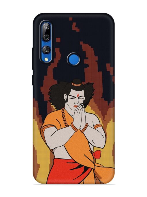 Shree Ram Vector Embossed Soft Silicone Case for Honor Y9 Prime Zapvi