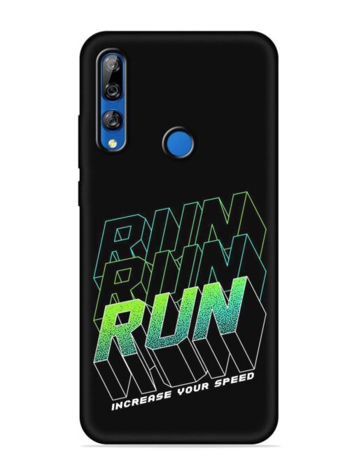 Run Embossed Soft Silicone Case for Honor Y9 Prime Zapvi