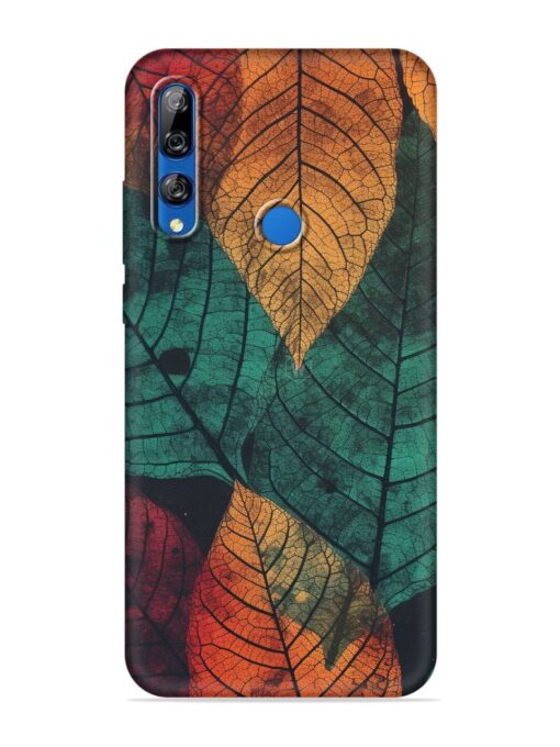 Leaves Artwork Embossed Soft Silicone Case for Honor Y9 Prime Zapvi