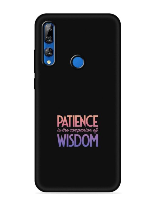 Patience Is The Embossed Soft Silicone Case for Honor Y9 Prime Zapvi