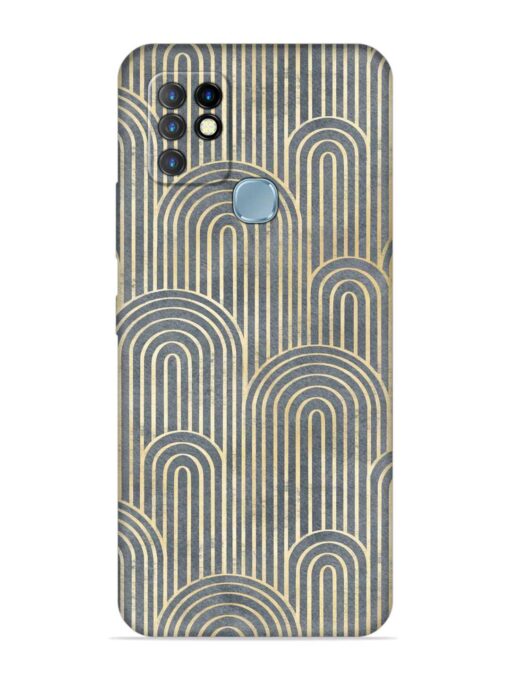 Art Deco Style Embossed Soft Silicone Case for Infinix Hot 10 Zapvi