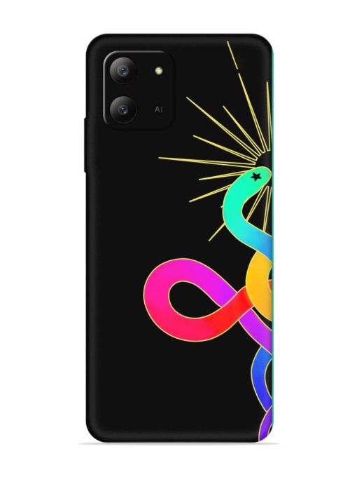 Art Geometric Abstraction Embossed Soft Silicone Case for Infinix Hot 11 (2022) Zapvi