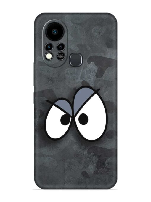 Big Eyes Night Mode Embossed Soft Silicone Case for Infinix Hot 11S Zapvi