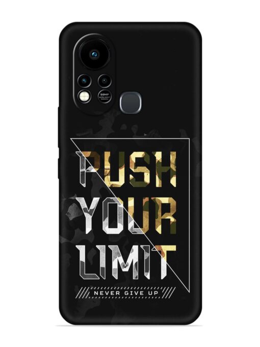 Push Your Limits Embossed Soft Silicone Case for Infinix Hot 11S Zapvi