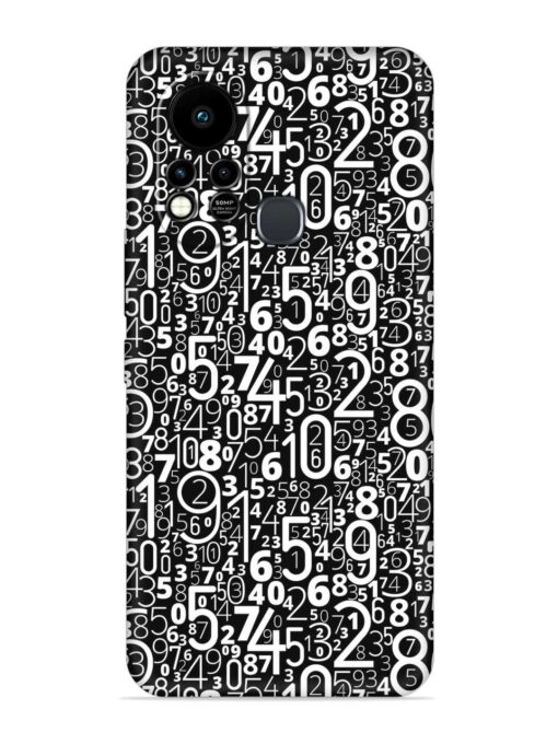 Many Numbers Different Embossed Soft Silicone Case for Infinix Hot 11S Zapvi