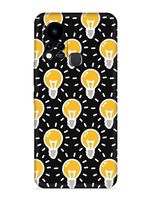 Light Bulb Seamless Embossed Soft Silicone Case for Infinix Hot 11S Zapvi