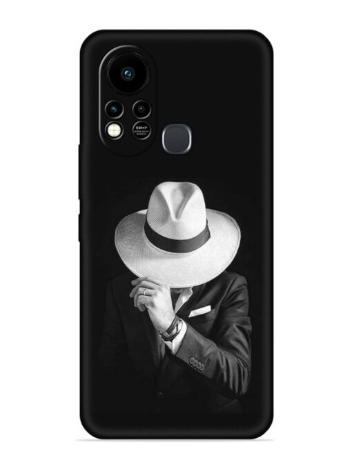 Men Under Hat Embossed Soft Silicone Case for Infinix Hot 11S Zapvi