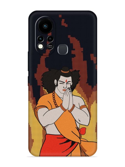 Shree Ram Vector Embossed Soft Silicone Case for Infinix Hot 11S Zapvi