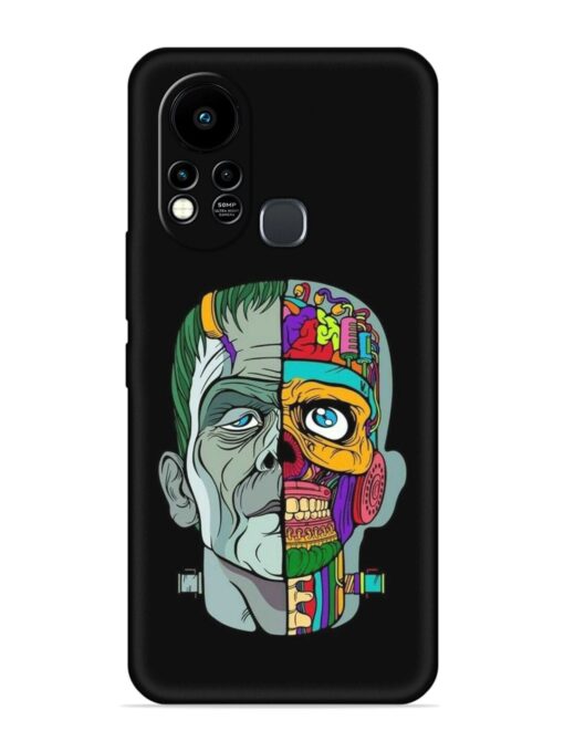 Men Vs Skull Embossed Soft Silicone Case for Infinix Hot 11S Zapvi