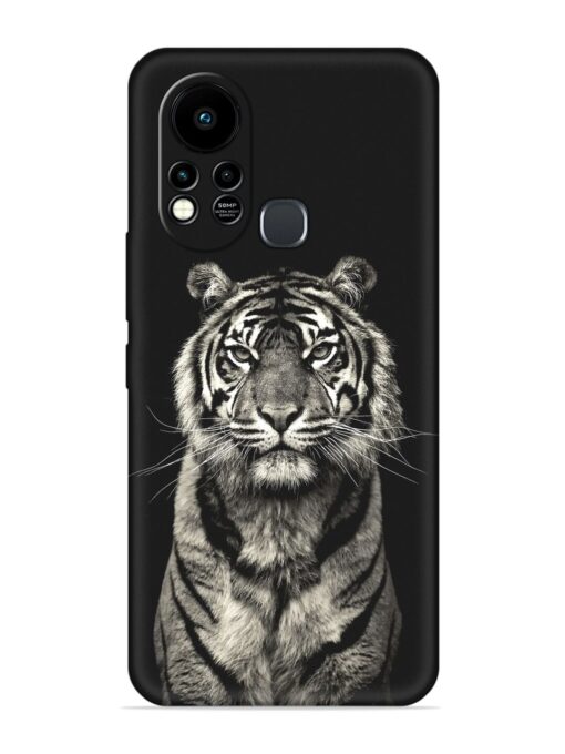 Tiger Art Embossed Soft Silicone Case for Infinix Hot 11S Zapvi