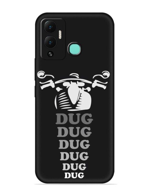 Dug Dug Dug Embossed Soft Silicone Case for Infinix Hot 12 Play Zapvi