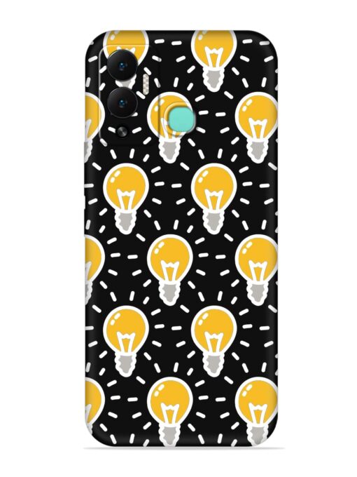 Light Bulb Seamless Embossed Soft Silicone Case for Infinix Hot 12 Play Zapvi