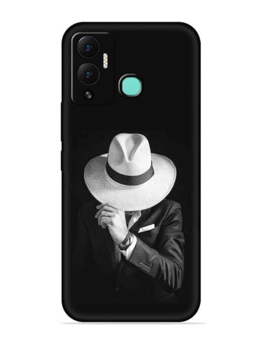 Men Under Hat Embossed Soft Silicone Case for Infinix Hot 12 Play Zapvi