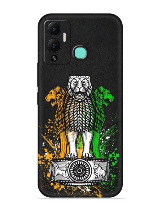 Pillars Of Ashoka Embossed Soft Silicone Case for Infinix Hot 12 Play Zapvi