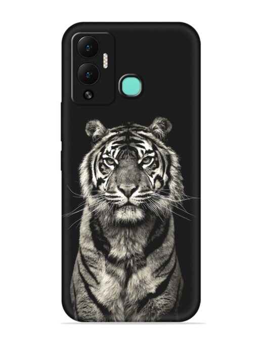 Tiger Art Embossed Soft Silicone Case for Infinix Hot 12 Play Zapvi