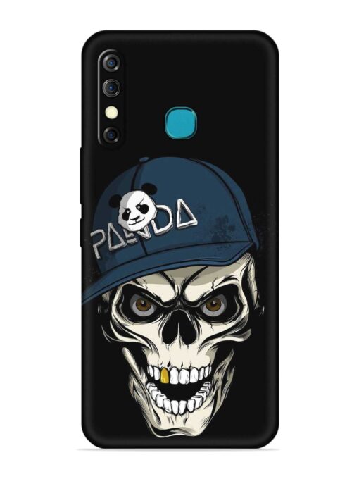 Panda Skull Embossed Soft Silicone Case for Infinix Hot 8 Zapvi