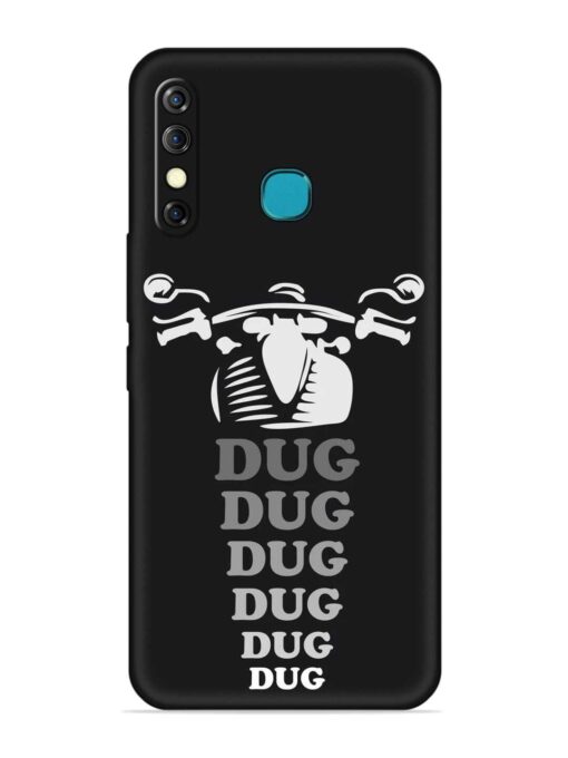 Dug Dug Dug Embossed Soft Silicone Case for Infinix Hot 8 Zapvi