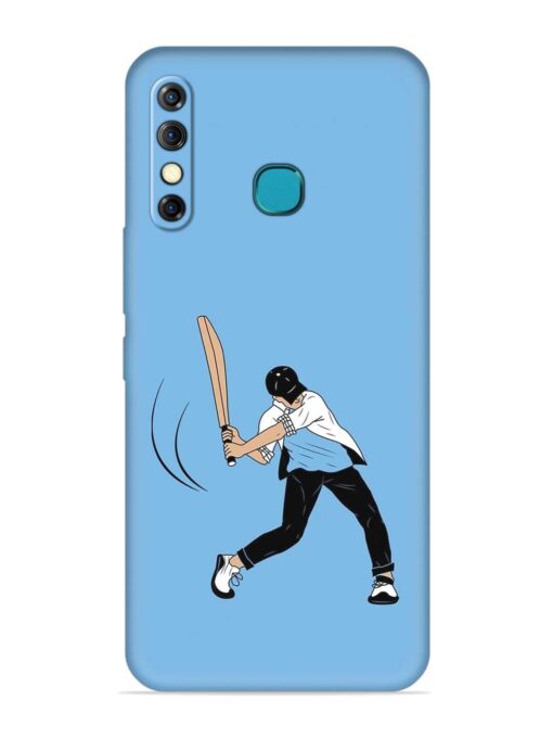 Cricket Gully Boy Embossed Soft Silicone Case for Infinix Hot 8 Zapvi