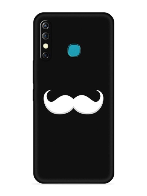 Mustache Vector Embossed Soft Silicone Case for Infinix Hot 8 Zapvi