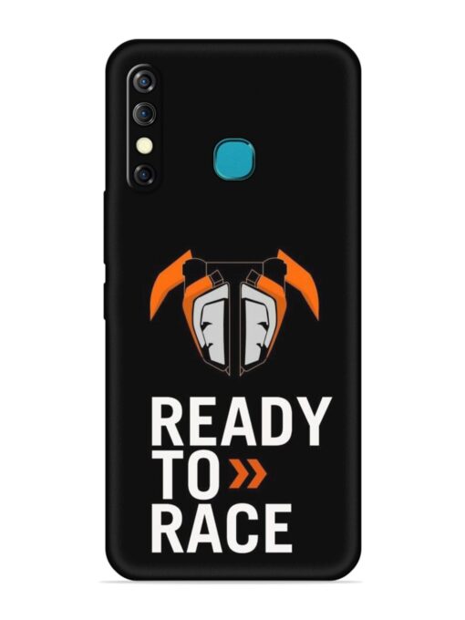 Ready To Race Embossed Soft Silicone Case for Infinix Hot 8 Zapvi