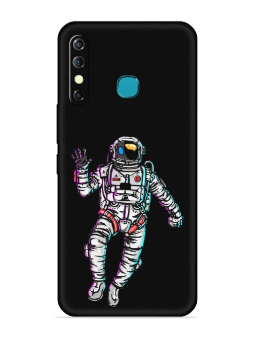 Spaceman Embossed Soft Silicone Case for Infinix Hot 8 Zapvi