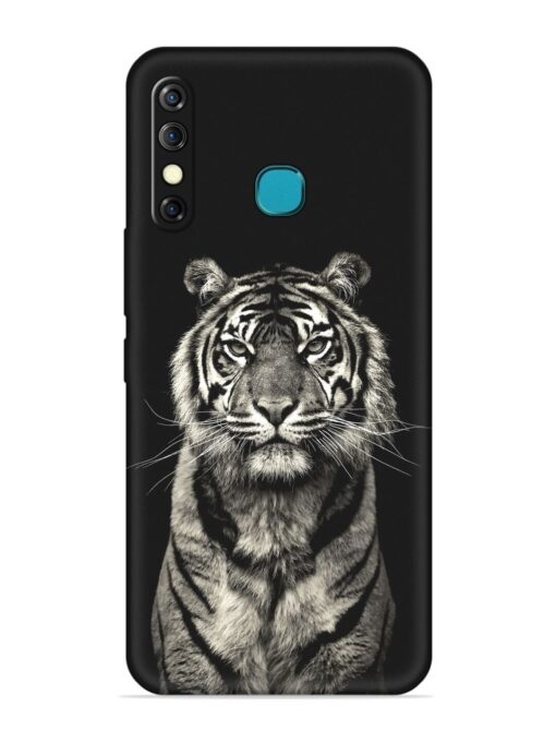 Tiger Art Embossed Soft Silicone Case for Infinix Hot 8 Zapvi