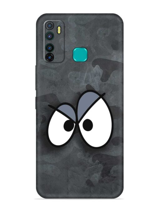 Big Eyes Night Mode Embossed Soft Silicone Case for Infinix Hot 9 Zapvi