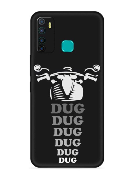 Dug Dug Dug Embossed Soft Silicone Case for Infinix Hot 9 Zapvi