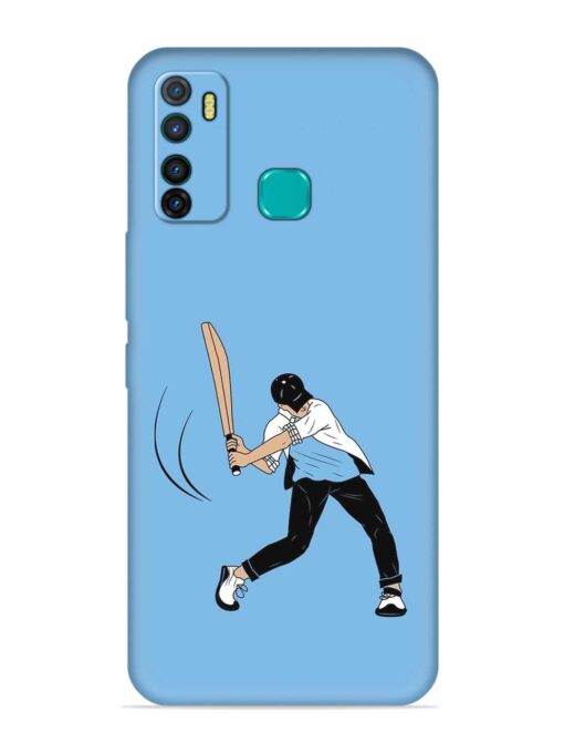 Cricket Gully Boy Embossed Soft Silicone Case for Infinix Hot 9 Zapvi