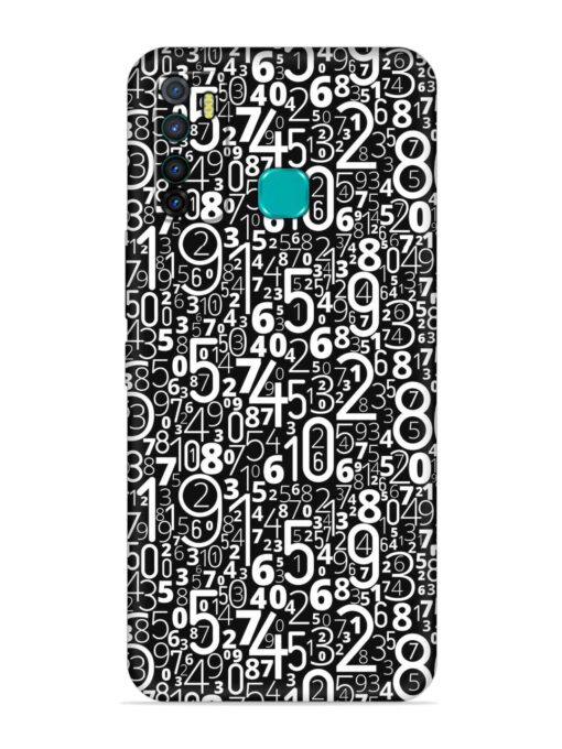 Many Numbers Different Embossed Soft Silicone Case for Infinix Hot 9 Zapvi