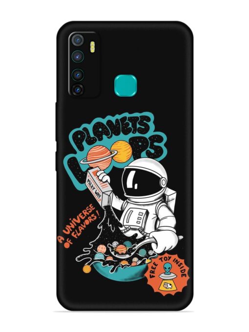 Planets Loop Embossed Soft Silicone Case for Infinix Hot 9 Zapvi