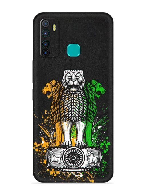 Pillars Of Ashoka Embossed Soft Silicone Case for Infinix Hot 9 Zapvi