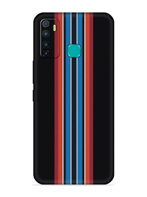 Vertical Strips Embossed Soft Silicone Case for Infinix Hot 9 Zapvi