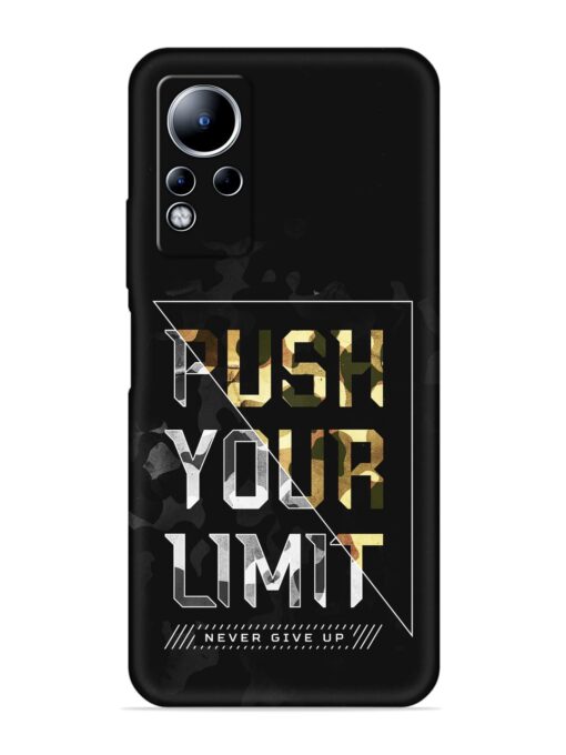 Push Your Limits Embossed Soft Silicone Case for Infinix Note 11 Zapvi