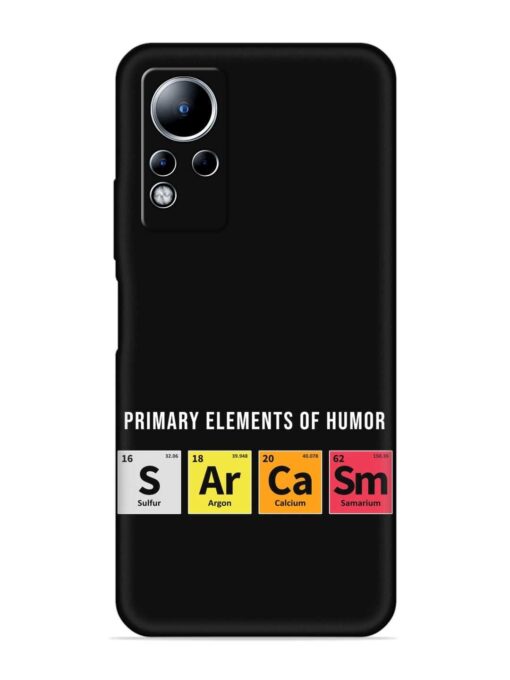 Primary Elements Humor Embossed Soft Silicone Case for Infinix Note 11 Zapvi