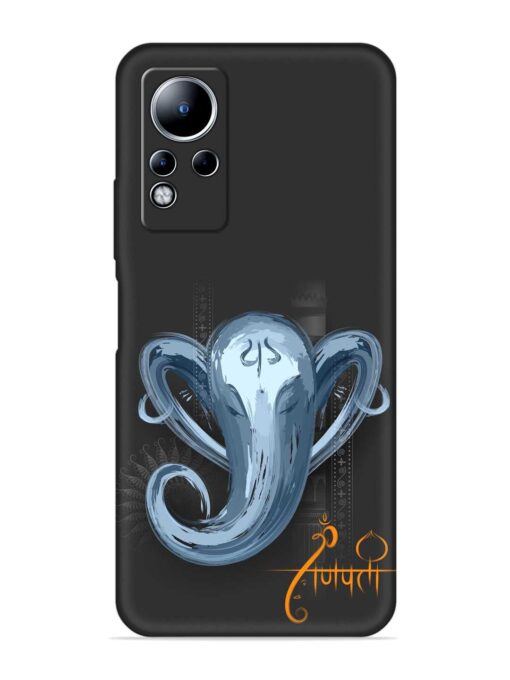 Illustration Lord Ganpati Embossed Soft Silicone Case for Infinix Note 11 Zapvi