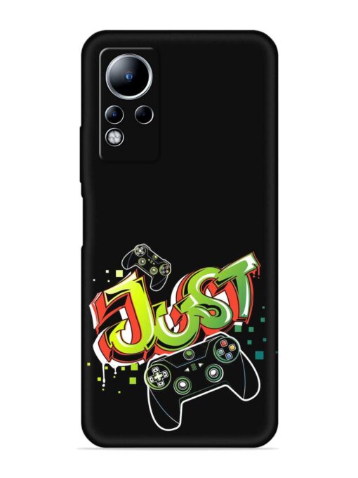 Graffiti Gamepad Illustration Embossed Soft Silicone Case for Infinix Note 11 Zapvi