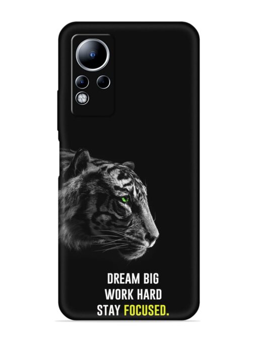 Dream Big Work Hard Embossed Soft Silicone Case for Infinix Note 11 Zapvi