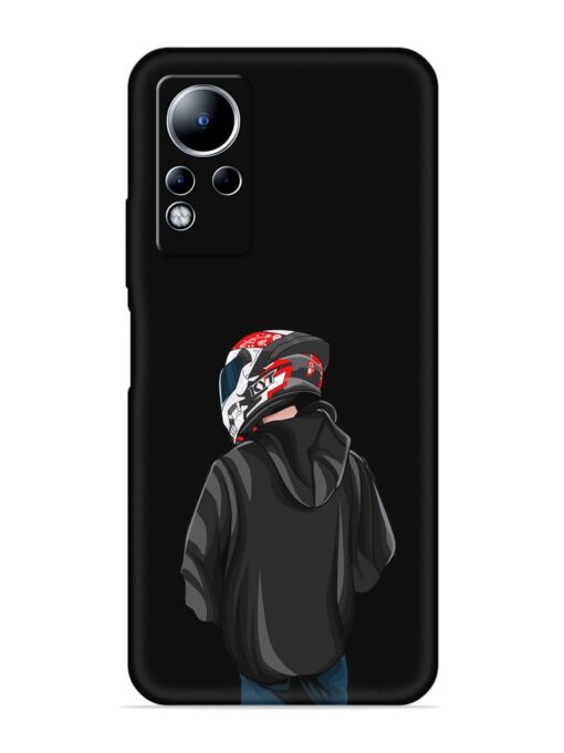 Motorcycle Rider Embossed Soft Silicone Case for Infinix Note 11 Zapvi