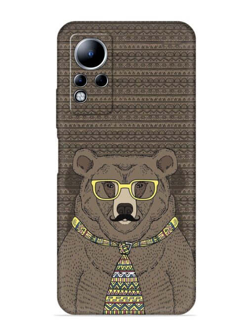 Grizzly Bear Embossed Soft Silicone Case for Infinix Note 11 Zapvi