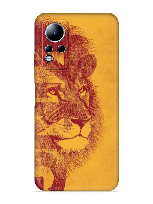 Gold Lion Crown Art Embossed Soft Silicone Case for Infinix Note 11 Zapvi