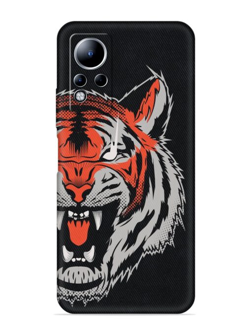 Tiger Aggression Embossed Soft Silicone Case for Infinix Note 11 Zapvi