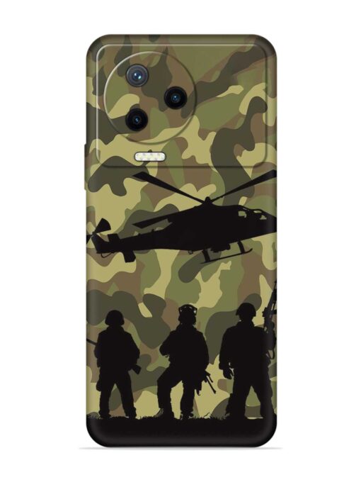 Army Heros Embossed Soft Silicone Case for Infinix Note 12 Pro (4G) Zapvi