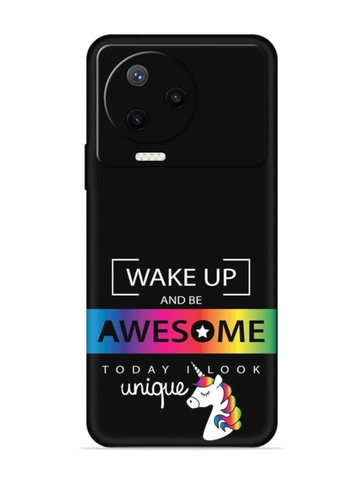 Inspirational Quote Unicorn Embossed Soft Silicone Case for Infinix Note 12 Pro (4G) Zapvi