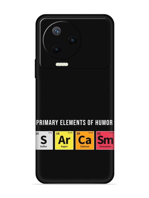 Primary Elements Humor Embossed Soft Silicone Case for Infinix Note 12 Pro (4G) Zapvi